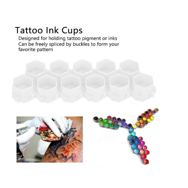 Tattoo Hexagonal InkCup Hive Ink Cup/Honeycomb | SGoons Tattoo Supply Tattoo Hexagonal InkCup Hive Ink Cup/Honeycomb | SGoons Tattoo Supply