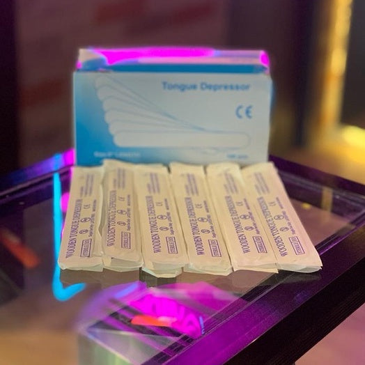 TONGUE DEPRESSOR (Individual pack) Spatula I SGOONS TATTOO SUPPLY TONGUE DEPRESSOR (Individual pack) Spatula I SGOONS TATTOO SUPPLY