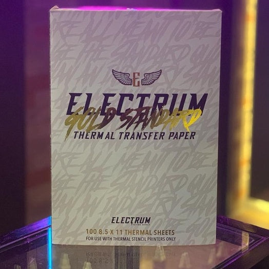 ELECTRUM GOLD STANDARD(THERMAL TRANSFER PAPER) I SGOONS TATTOO SUPPLY ELECTRUM GOLD STANDARD(THERMAL TRANSFER PAPER) I SGOONS TATTOO SUPPLY