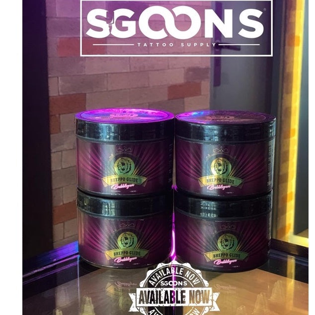 Bheppo Tattoo Glide Bubble Gum 250ML I SGOONS TATTOO SUPPLY Bheppo Tattoo Glide Bubble Gum 250ML I SGOONS TATTOO SUPPLY