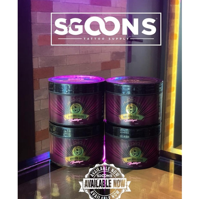 Bheppo Tattoo Glide Bubble Gum 250ML I SGOONS TATTOO SUPPLY Bheppo Tattoo Glide Bubble Gum 250ML I SGOONS TATTOO SUPPLY