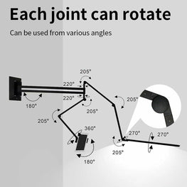Tattoo Adjustable Wall Mounted Light