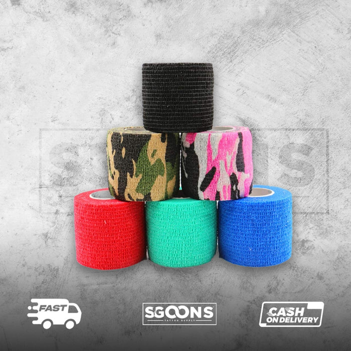 Tattoo Grip Tape/ Tattoo Self Adhesive Bandage | SGOONS TATTOO SUPPLY