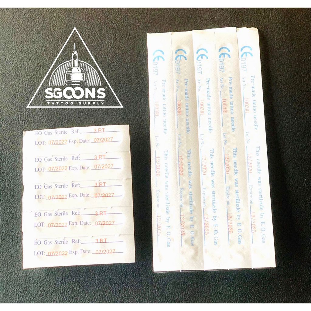 5pcs Standard Tattoo with Tips 1 Pad with tip | SGOONS TATTOO SUPPLY