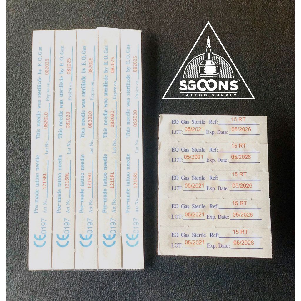 5pcs Standard Tattoo with Tips 1 Pad with tip | SGOONS TATTOO SUPPLY