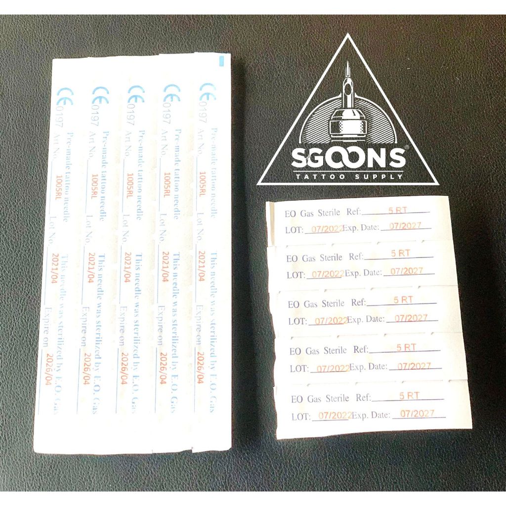 5pcs Standard Tattoo with Tips 1 Pad with tip | SGOONS TATTOO SUPPLY