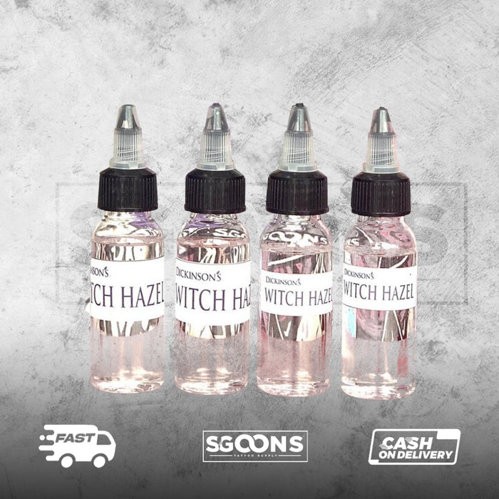 1oz (30mL) Dickinson's Witch Hazel Refill for Face and Body | SGOONS TATTOO SUPPLY