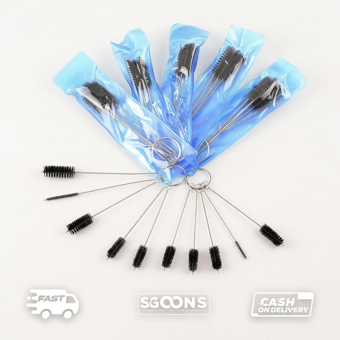 Stainless Steel Tattoo Equipment Tool Brush | SGOONS TATTOO SUPPLY