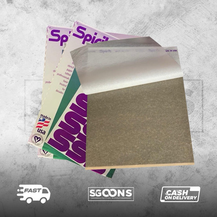 USA Spirit Thermal Transfer, Stencil Paper and Carbon Paper  (A4 Size) | SGOONS TATTOO SUPPLY
